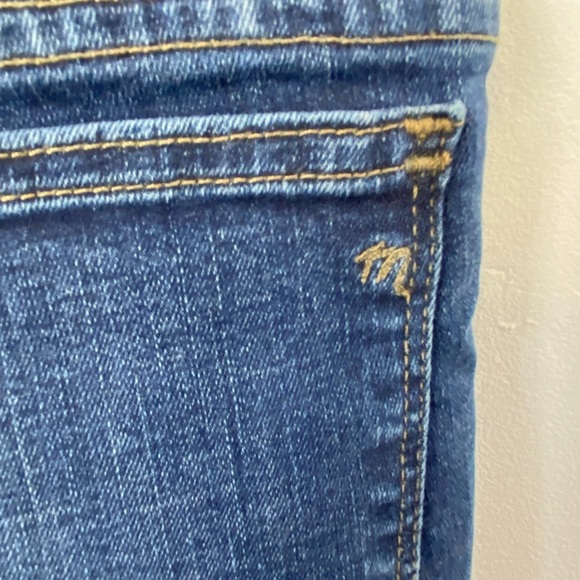 NWT Madewell Maternity Over-the-Belly Skinny Jeans in Hayes Wash size 25 - Picture 12 of 14